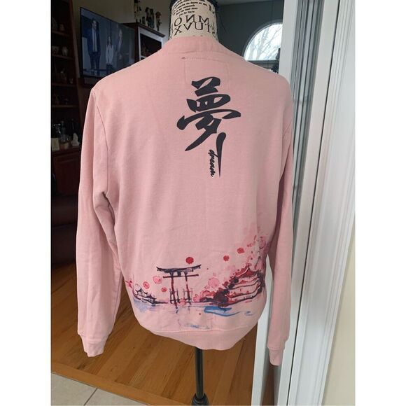 Blind Rooster Size S Streetwear Pink Sweatshirt - Picture 5 of 8